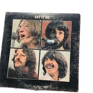 The Beatles Let It Be original press 1970 LP Apple Records Red Label AR-34001